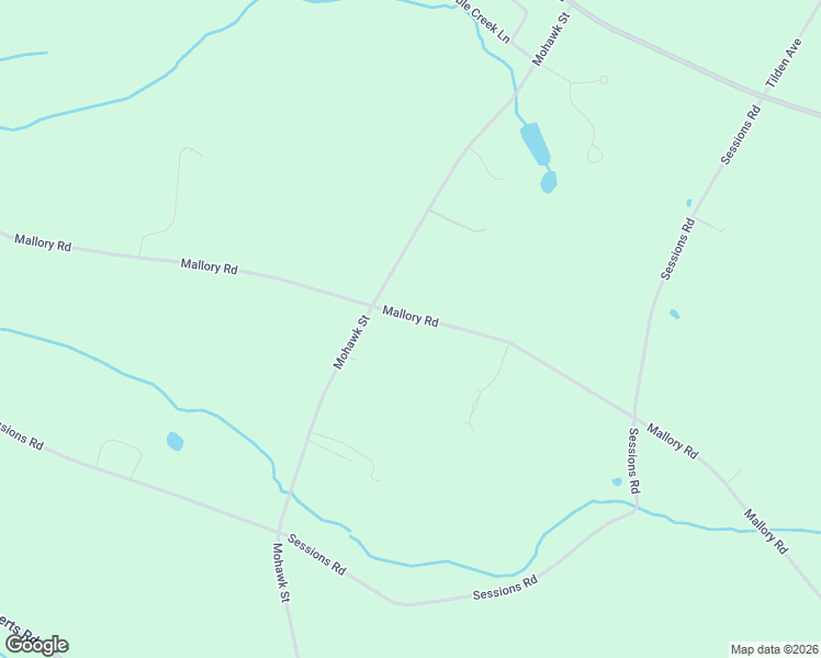 map of restaurants, bars, coffee shops, grocery stores, and more near 9662 Mallory Rd in New Hartford