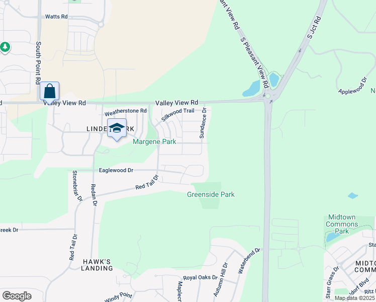 map of restaurants, bars, coffee shops, grocery stores, and more near 8928 Pine Hollow Place in Verona