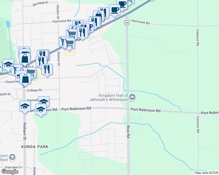 map of restaurants, bars, coffee shops, grocery stores, and more near 130 Lametti Drive in Pelham