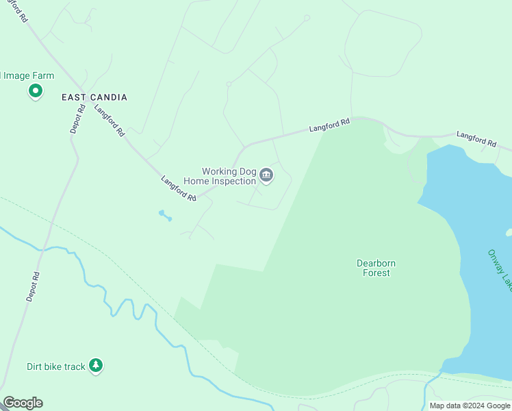 map of restaurants, bars, coffee shops, grocery stores, and more near 72 Hunter Drive in Raymond