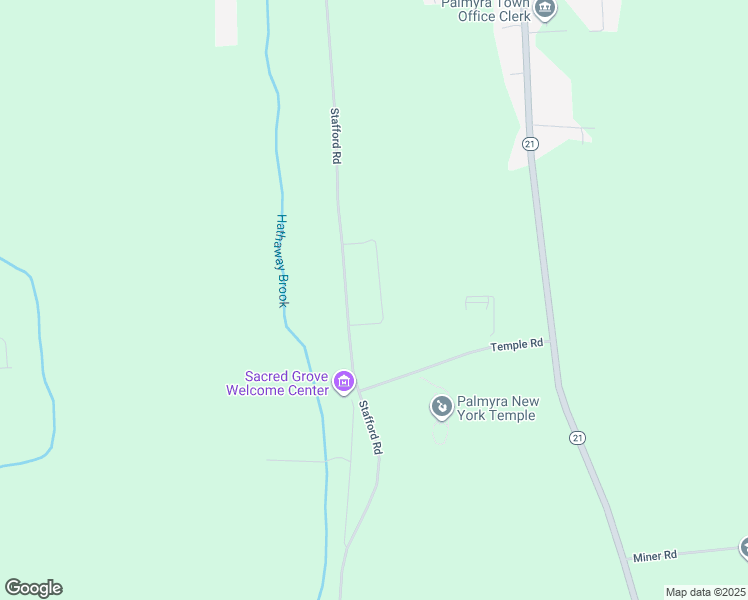 map of restaurants, bars, coffee shops, grocery stores, and more near 954 Archie Parrott Lane in Palmyra