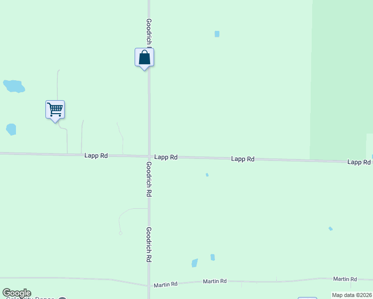 map of restaurants, bars, coffee shops, grocery stores, and more near 9560 Lapp Road in Clarence Center