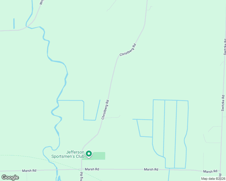 map of restaurants, bars, coffee shops, grocery stores, and more near N5554 Christberg Road in Jefferson