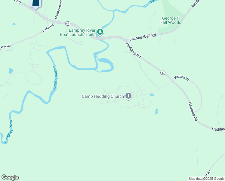 map of restaurants, bars, coffee shops, grocery stores, and more near 1 Baker Avenue in Epping