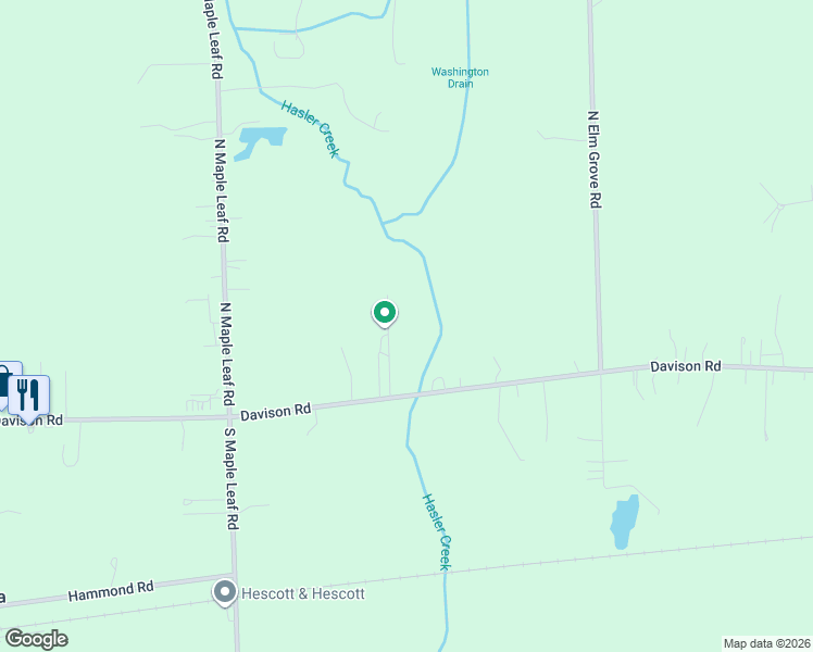 map of restaurants, bars, coffee shops, grocery stores, and more near 64 Killiam Drive in Lapeer
