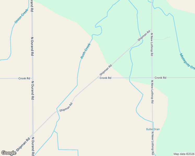 map of restaurants, bars, coffee shops, grocery stores, and more near 9789 Cronk Road in Lennon