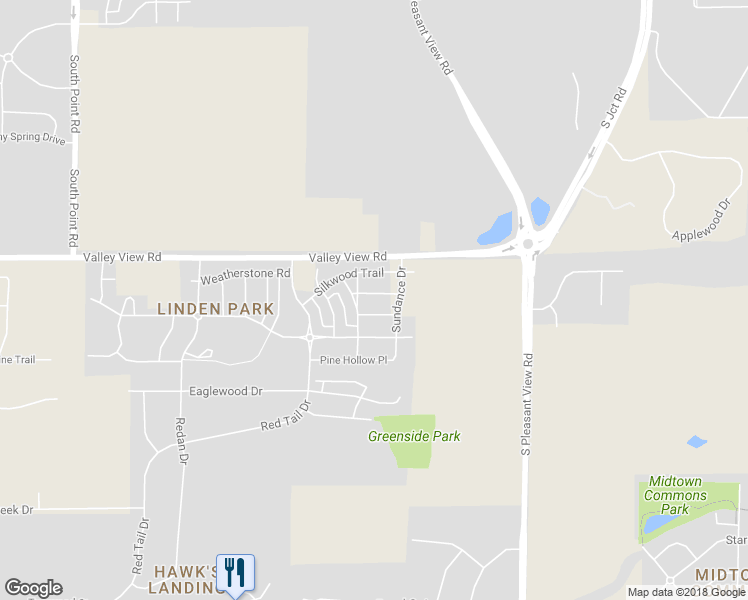 map of restaurants, bars, coffee shops, grocery stores, and more near 8914 Snowberry Lane in Verona