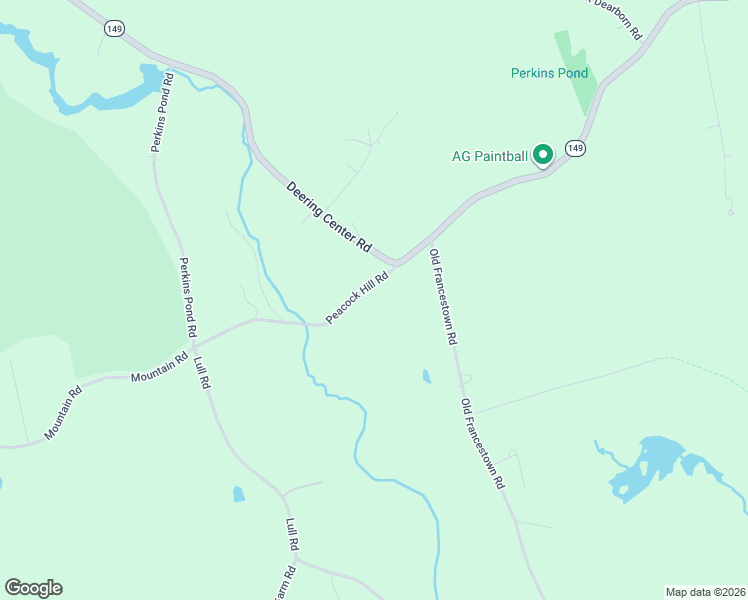 map of restaurants, bars, coffee shops, grocery stores, and more near 15 Peacock Hill Road in Weare