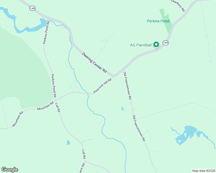 map of restaurants, bars, coffee shops, grocery stores, and more near 15 Peacock Hill Road in Weare