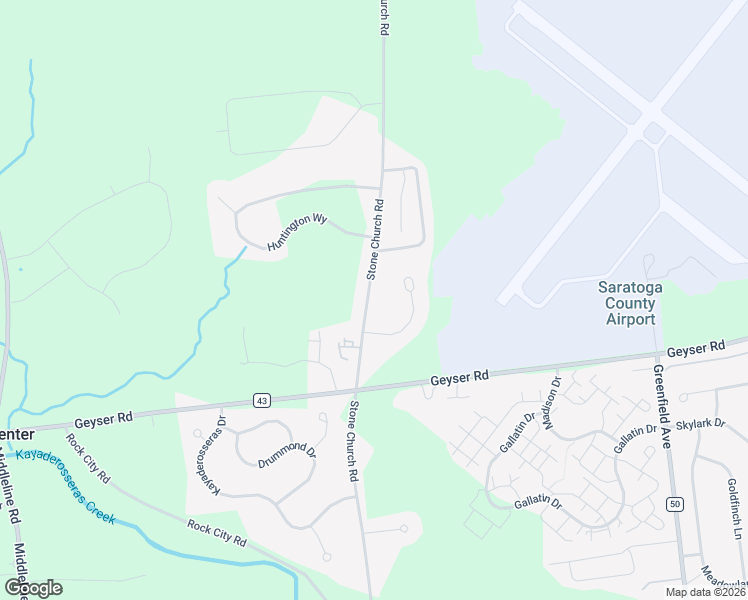map of restaurants, bars, coffee shops, grocery stores, and more near 343 Stone Church Road in Ballston Spa