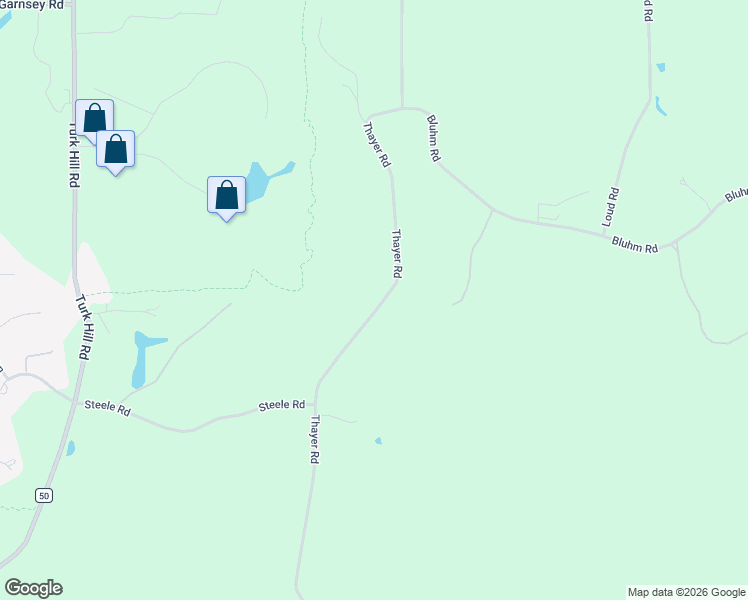 map of restaurants, bars, coffee shops, grocery stores, and more near 647 Thayer Road in Fairport
