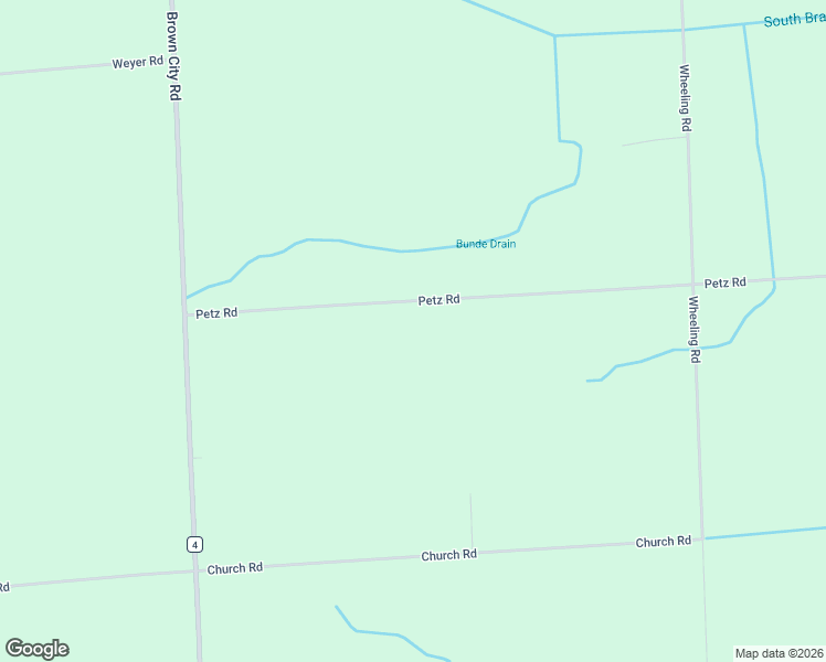 map of restaurants, bars, coffee shops, grocery stores, and more near 8224 Petz Road in Imlay City