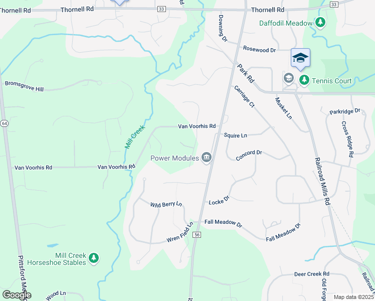map of restaurants, bars, coffee shops, grocery stores, and more near 9 Ithaca Drive in Pittsford