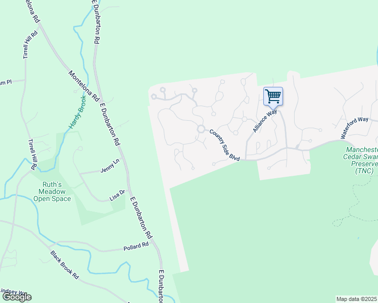 map of restaurants, bars, coffee shops, grocery stores, and more near 26 Cemetery Road in Hooksett