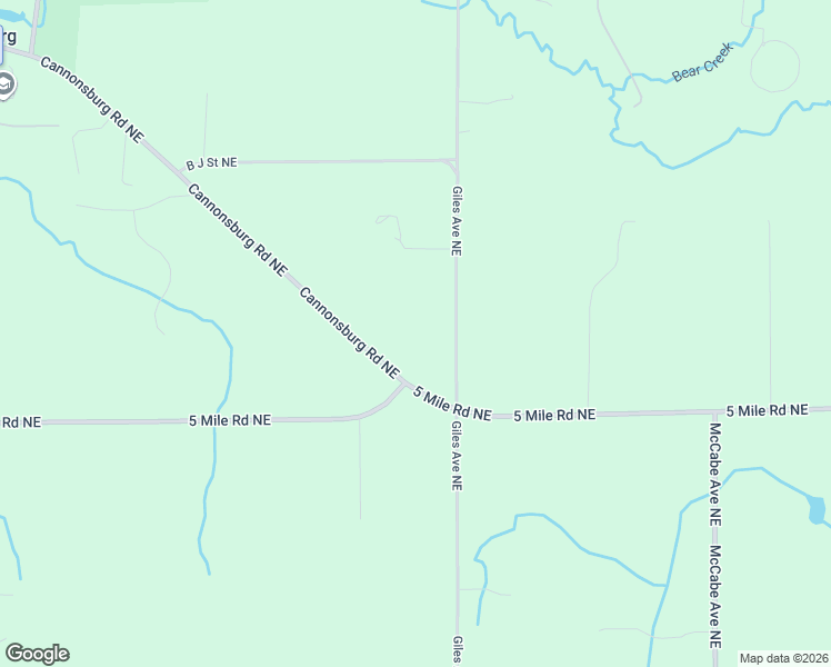 map of restaurants, bars, coffee shops, grocery stores, and more near 4505 Giles Avenue Northeast in Ada