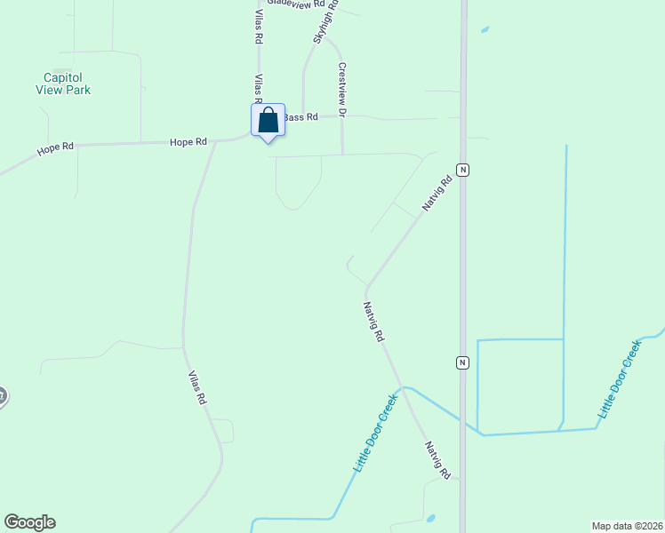 map of restaurants, bars, coffee shops, grocery stores, and more near 3593 Natvig Road in Cottage Grove
