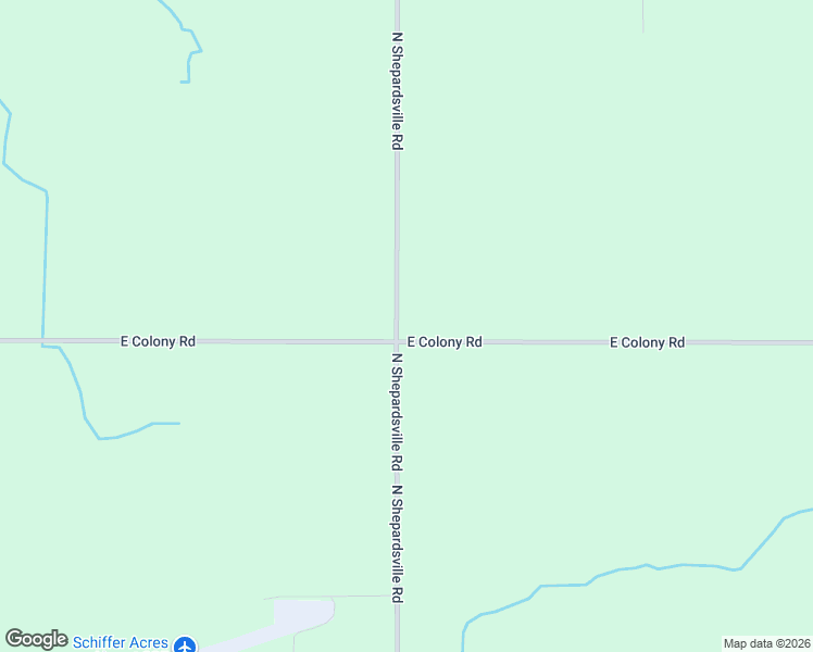 map of restaurants, bars, coffee shops, grocery stores, and more near 7003 East Colony Road in Elsie