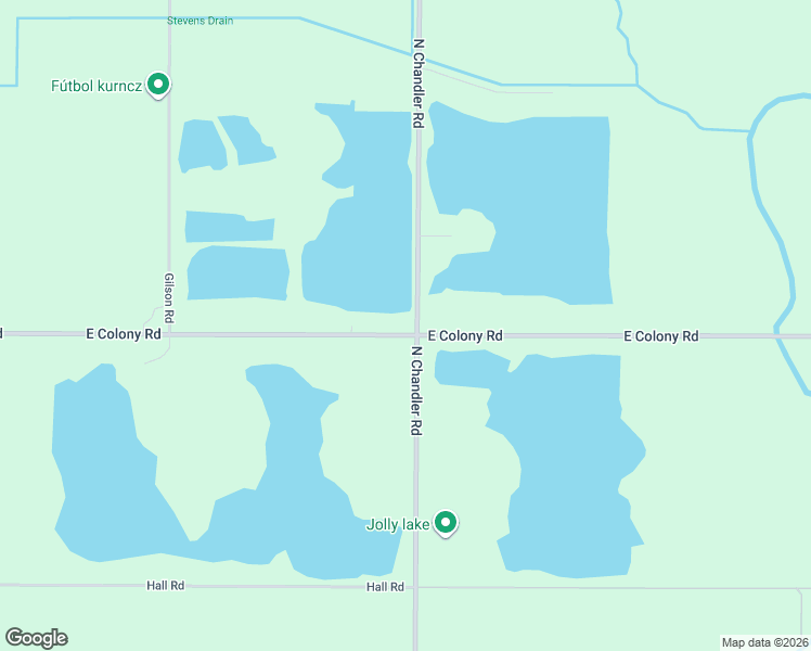 map of restaurants, bars, coffee shops, grocery stores, and more near 6 East Colony Road in Saint Johns