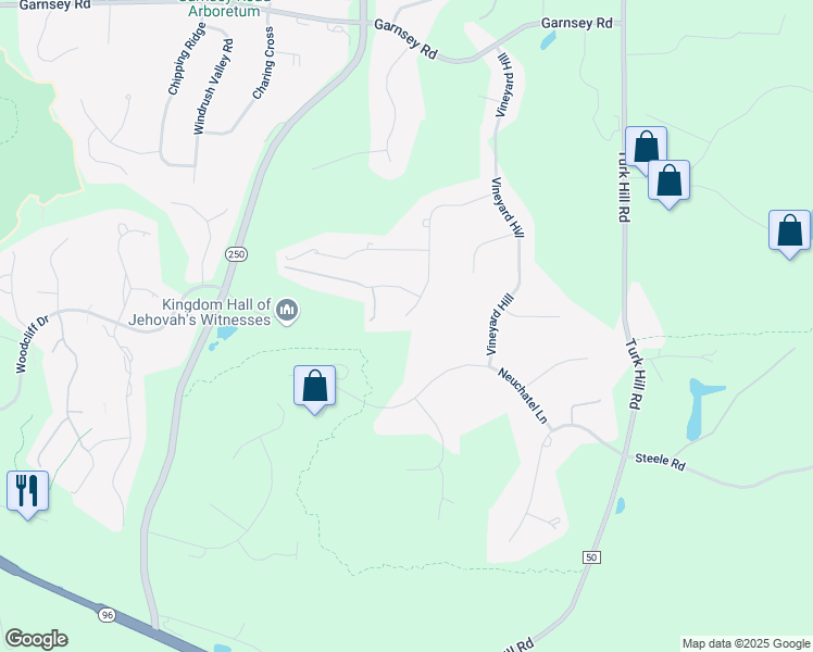 map of restaurants, bars, coffee shops, grocery stores, and more near 35 Chablis Drive in Fairport