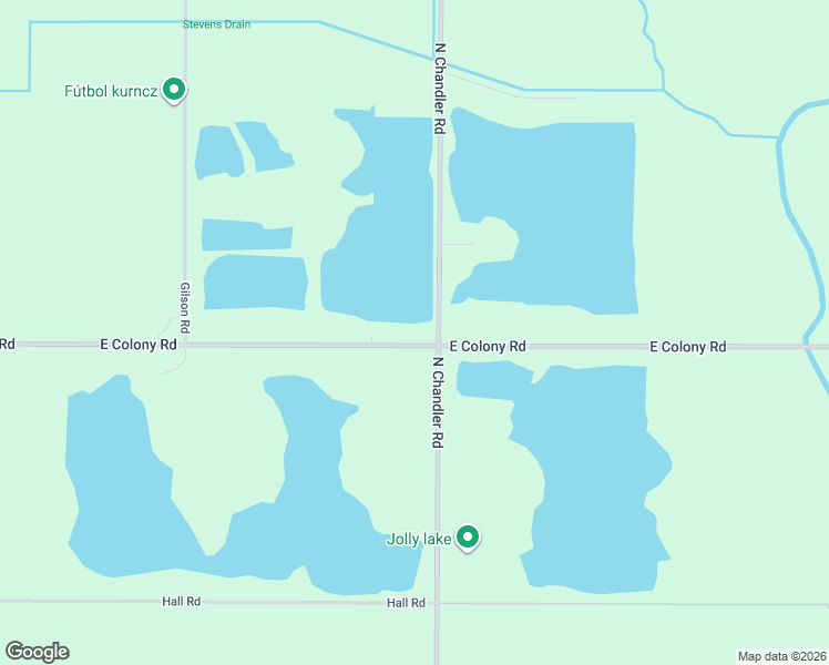 map of restaurants, bars, coffee shops, grocery stores, and more near 6 East Colony Road in Saint Johns