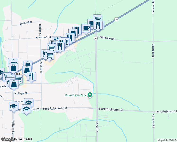 map of restaurants, bars, coffee shops, grocery stores, and more near 31 Wellspring Way in Pelham