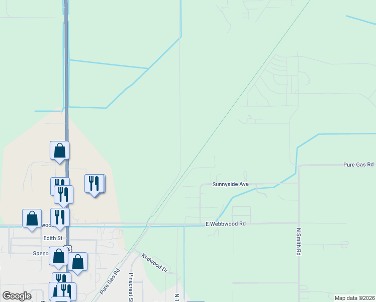 map of restaurants, bars, coffee shops, grocery stores, and more near Wyoming Penitentiary Farm in Riverton