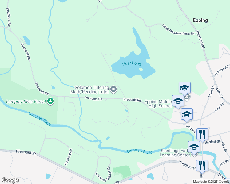 map of restaurants, bars, coffee shops, grocery stores, and more near in Epping
