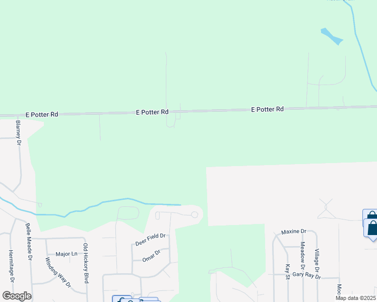 map of restaurants, bars, coffee shops, grocery stores, and more near 9094 East Potter Road in Davison
