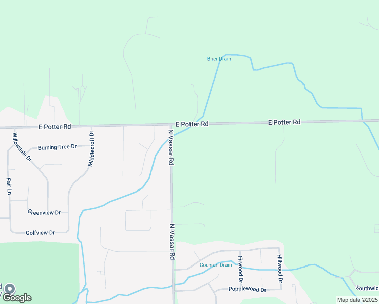 map of restaurants, bars, coffee shops, grocery stores, and more near 2478 North Vassar Road in Davison