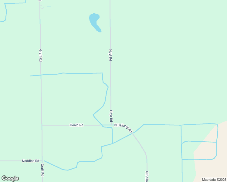 map of restaurants, bars, coffee shops, grocery stores, and more near 4069 Hoyt Road in Belding