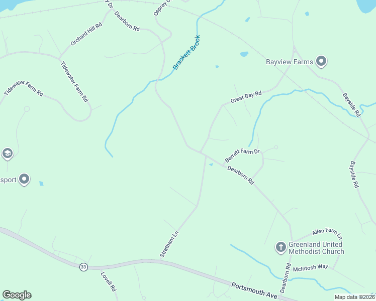 map of restaurants, bars, coffee shops, grocery stores, and more near 10 Dearborn Road in Greenland