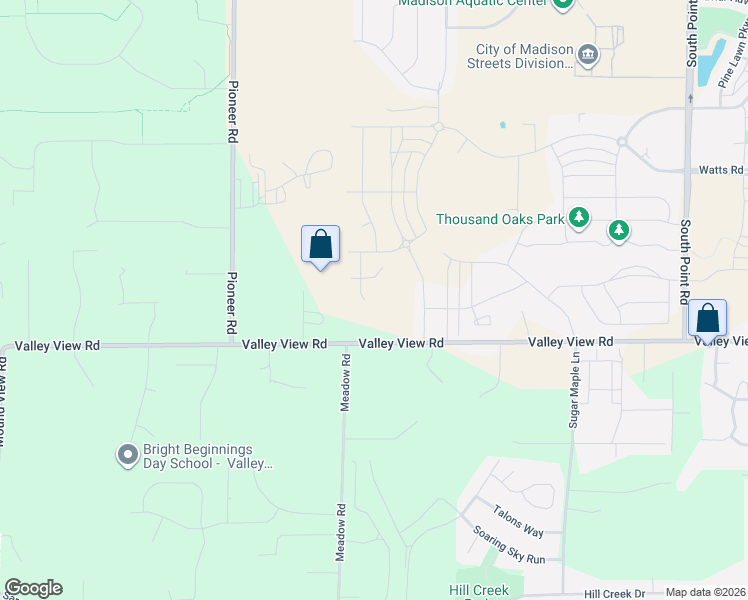 map of restaurants, bars, coffee shops, grocery stores, and more near 831 Barn Swallow Circle in Verona