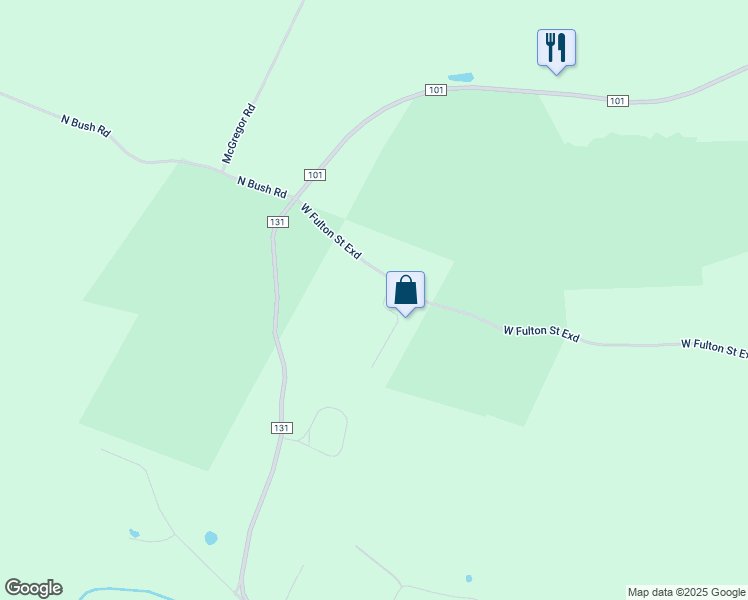 map of restaurants, bars, coffee shops, grocery stores, and more near 110 Berger Road in Gloversville