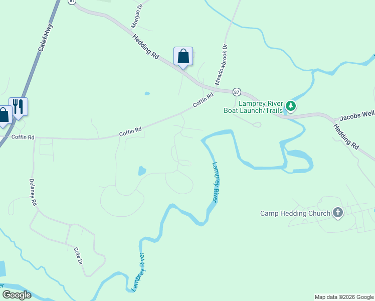 map of restaurants, bars, coffee shops, grocery stores, and more near in Epping