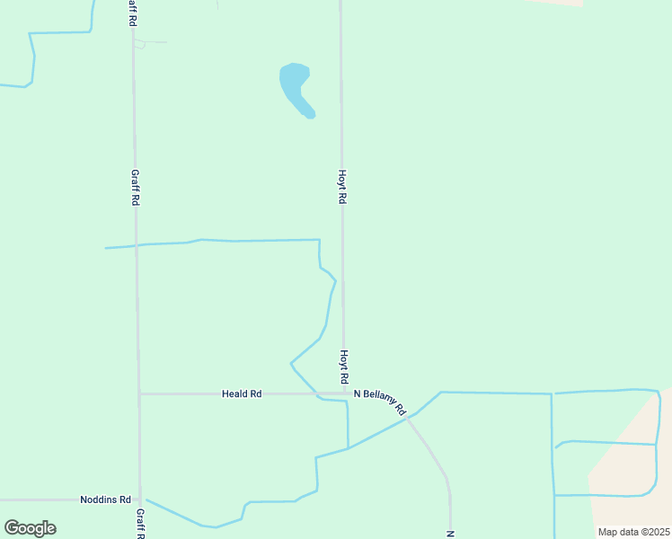 map of restaurants, bars, coffee shops, grocery stores, and more near 4069 Hoyt Road in Belding