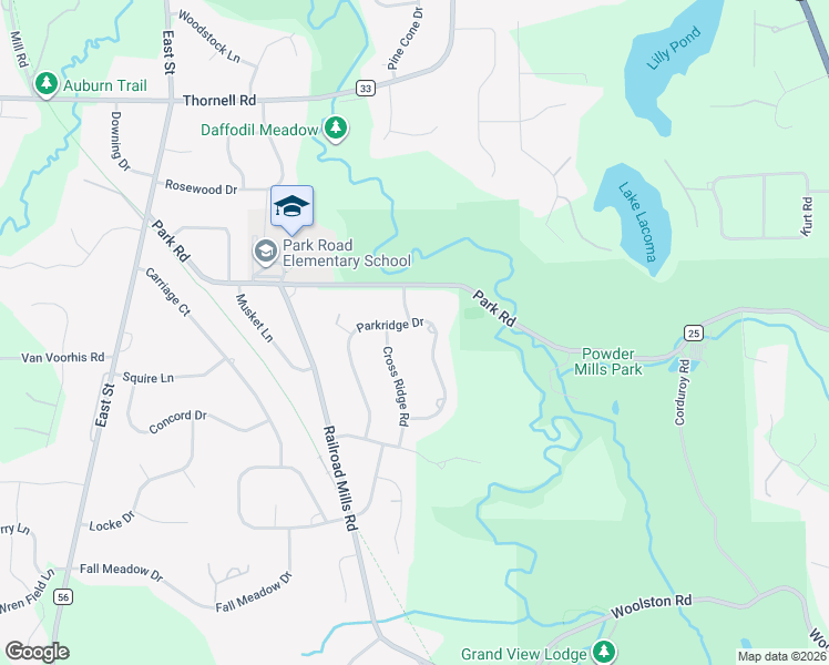 map of restaurants, bars, coffee shops, grocery stores, and more near 16 Cross Ridge Road in Pittsford