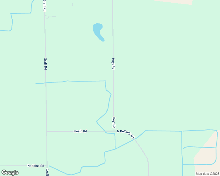 map of restaurants, bars, coffee shops, grocery stores, and more near 4069 Hoyt Road in Belding
