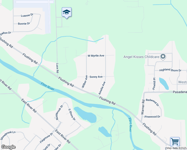 map of restaurants, bars, coffee shops, grocery stores, and more near 6096 Sonny Avenue in Flushing