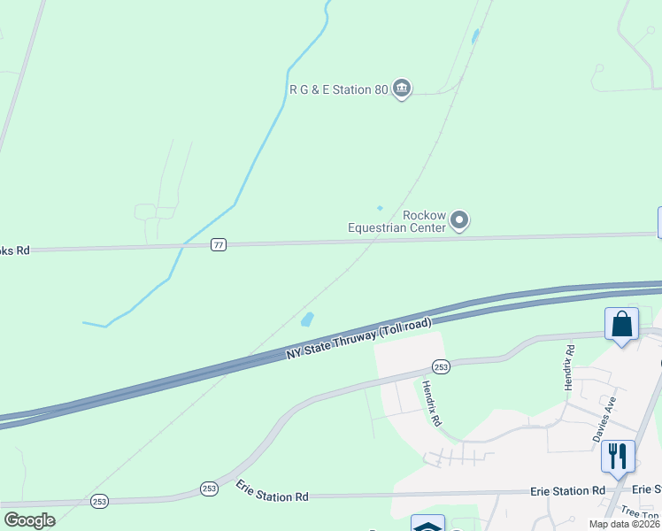 map of restaurants, bars, coffee shops, grocery stores, and more near 365 Brooks Road in West Henrietta