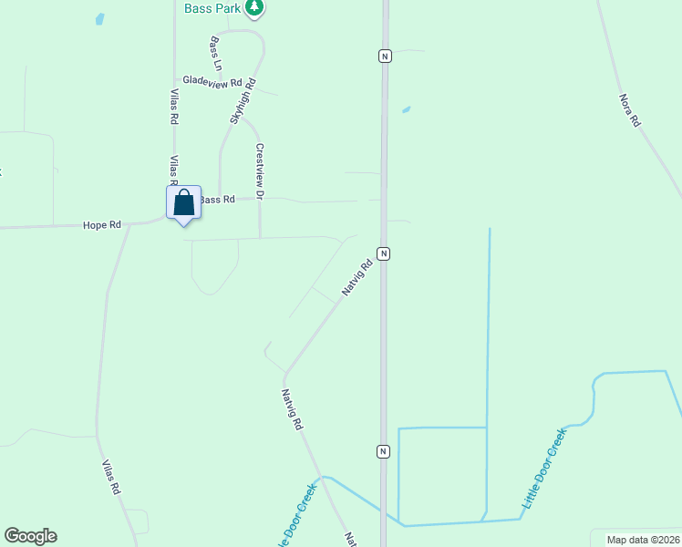 map of restaurants, bars, coffee shops, grocery stores, and more near 3654 Graham-Paige Road in Cottage Grove