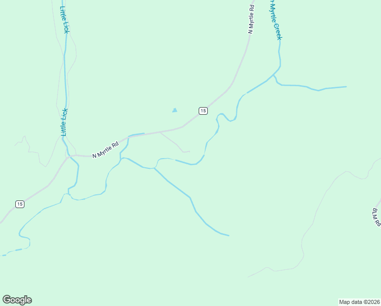 map of restaurants, bars, coffee shops, grocery stores, and more near 5089 North Myrtle Road in Myrtle Creek