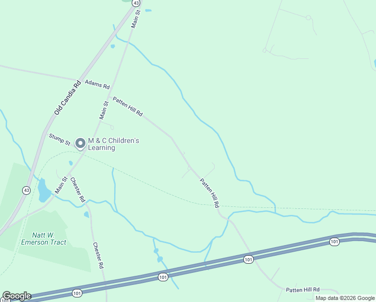 map of restaurants, bars, coffee shops, grocery stores, and more near 88 Patten Hill Road in Candia