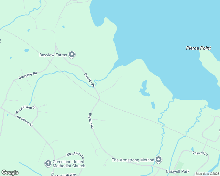 map of restaurants, bars, coffee shops, grocery stores, and more near 6 Meloon Road in Greenland