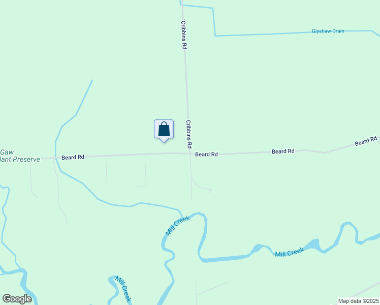 map of restaurants, bars, coffee shops, grocery stores, and more near 5000 Cribbins Road in North Street