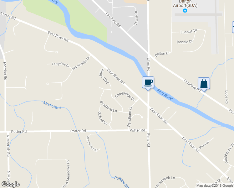 map of restaurants, bars, coffee shops, grocery stores, and more near 7160 Kings Way in Flushing