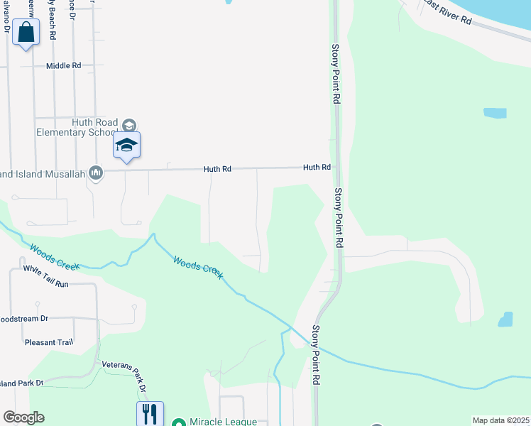 map of restaurants, bars, coffee shops, grocery stores, and more near 95 Fieldstone Drive in Grand Island
