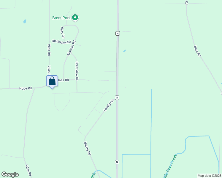 map of restaurants, bars, coffee shops, grocery stores, and more near 3673 Graham-Paige Road in Cottage Grove