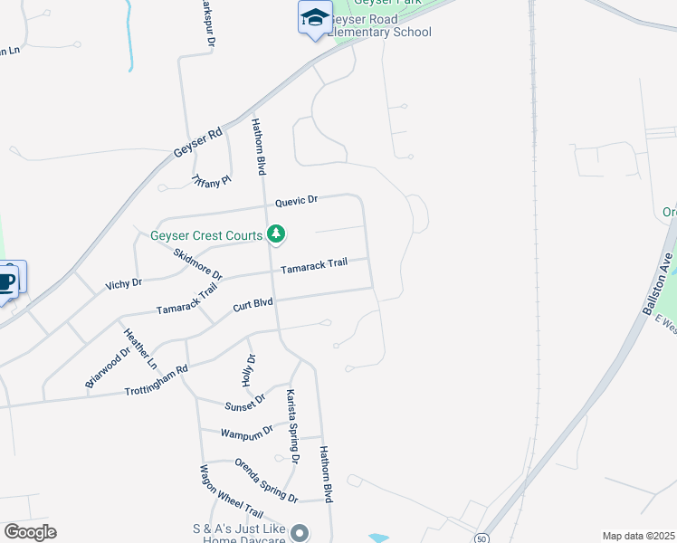 map of restaurants, bars, coffee shops, grocery stores, and more near 79 Tamarack Trail in Saratoga Springs
