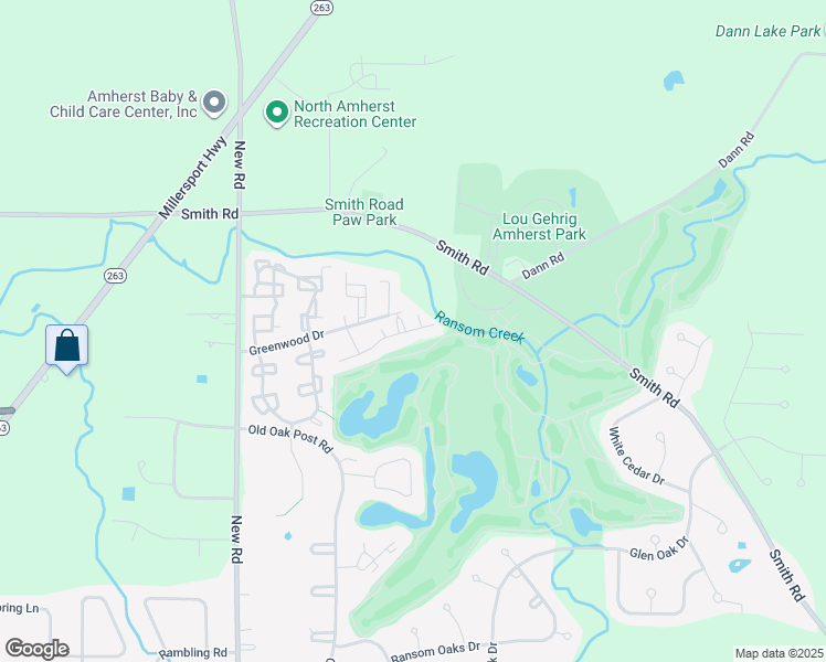 map of restaurants, bars, coffee shops, grocery stores, and more near 14 Tralee Terrace in East Amherst