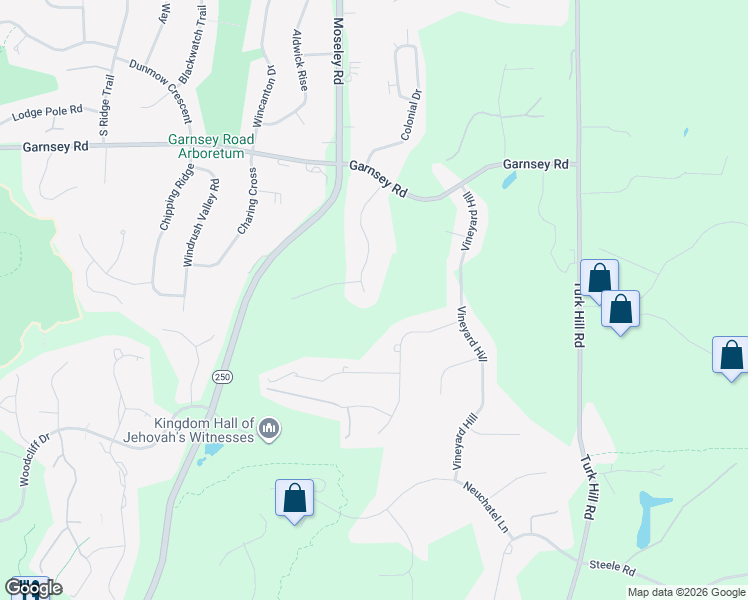 map of restaurants, bars, coffee shops, grocery stores, and more near 38 Emerald Hill Circle in Fairport